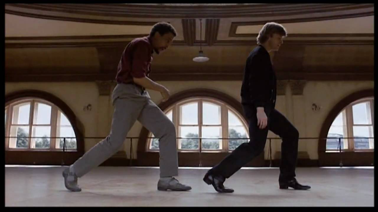 Mikhail Baryshnikov and Gregory Hines in White Nights.
